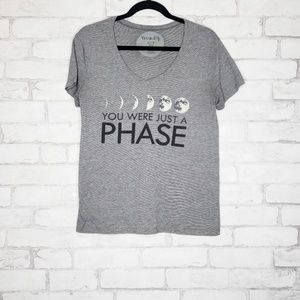 Wound Up You Were A Phase Graphic Tee Size Large